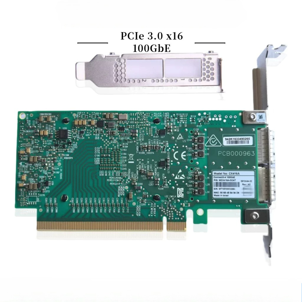 Сетевая карта Mellanox MCX416A – обзор и цена 100Gbe Qsfp28 Network Card